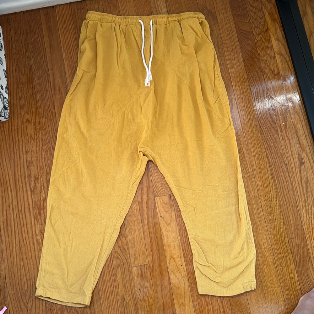 Dark Yellow Harem Pants